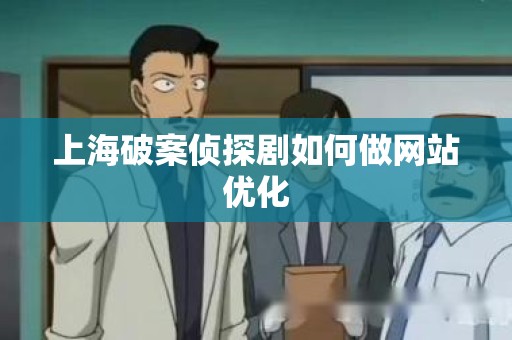 上海破案侦探剧如何做网站优化