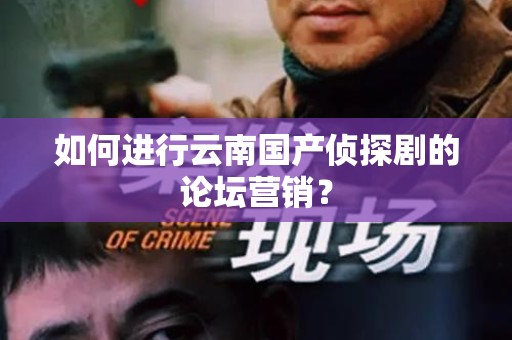 如何进行云南国产侦探剧的论坛营销？
