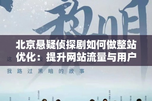 北京悬疑侦探剧如何做整站优化：提升网站流量与用户体验的策略