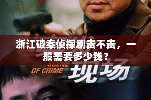 浙江破案侦探剧贵不贵，一般需要多少钱？