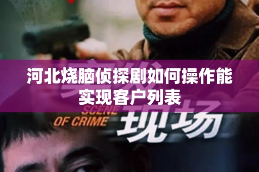 河北烧脑侦探剧如何操作能实现客户列表