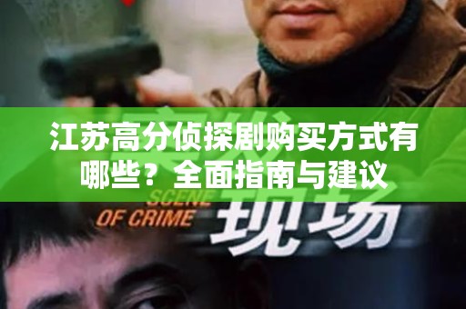 江苏高分侦探剧购买方式有哪些？全面指南与建议