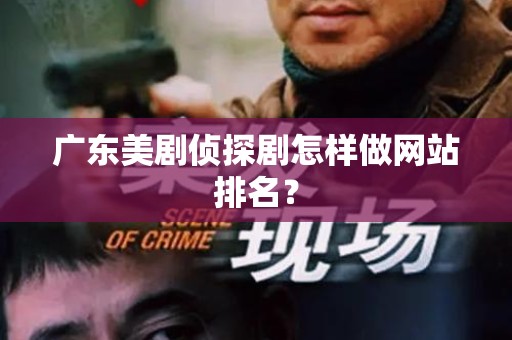 广东美剧侦探剧怎样做网站排名？