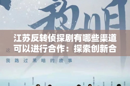 江苏反转侦探剧有哪些渠道可以进行合作：探索创新合作方式