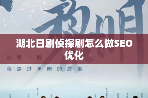 湖北日剧侦探剧怎么做SEO优化