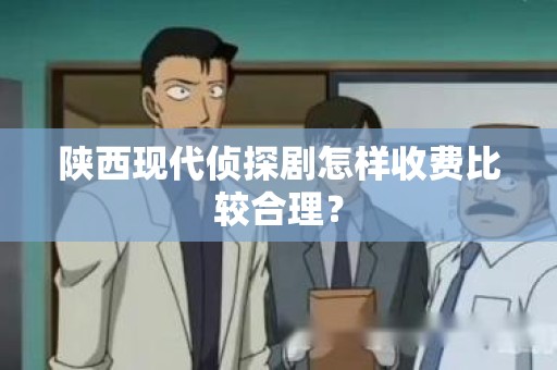 陕西现代侦探剧怎样收费比较合理？
