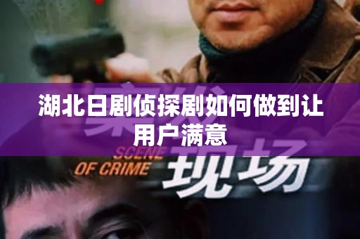 湖北日剧侦探剧如何做到让用户满意