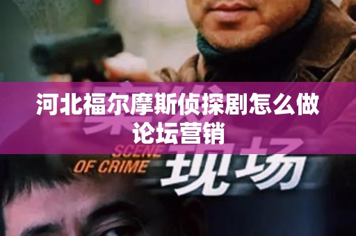 河北福尔摩斯侦探剧怎么做论坛营销