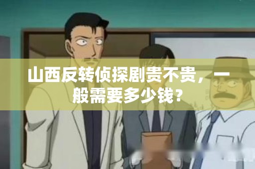 山西反转侦探剧贵不贵，一般需要多少钱？