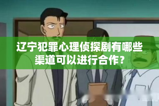 辽宁犯罪心理侦探剧有哪些渠道可以进行合作？