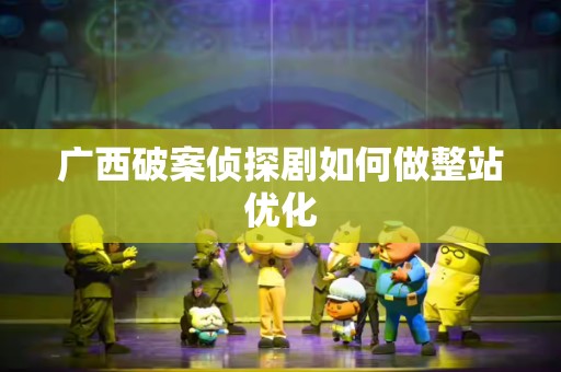 广西破案侦探剧如何做整站优化