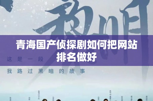 青海国产侦探剧如何把网站排名做好