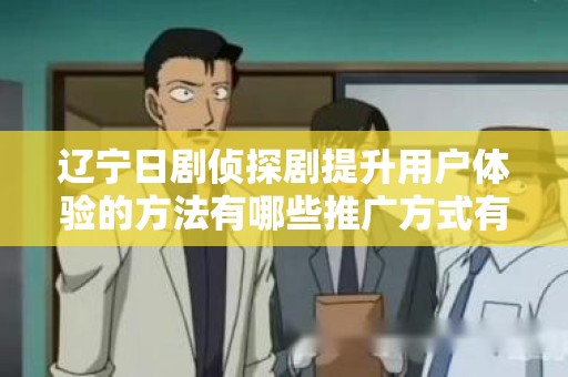 辽宁日剧侦探剧提升用户体验的方法有哪些推广方式有哪些