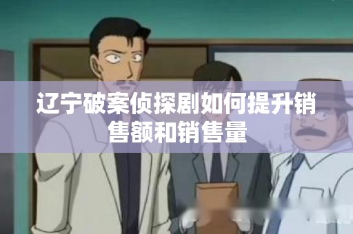 辽宁破案侦探剧如何提升销售额和销售量