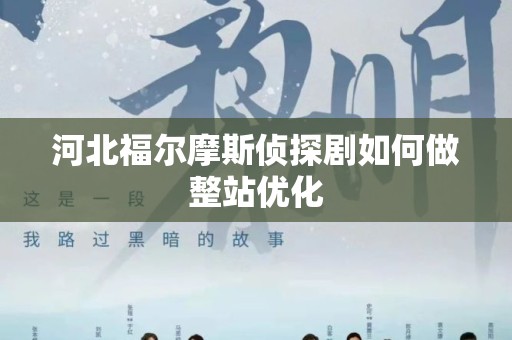 河北福尔摩斯侦探剧如何做整站优化