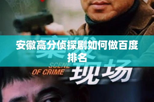 安徽高分侦探剧如何做百度排名