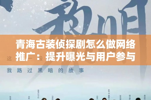 青海古装侦探剧怎么做网络推广：提升曝光与用户参与的策略
