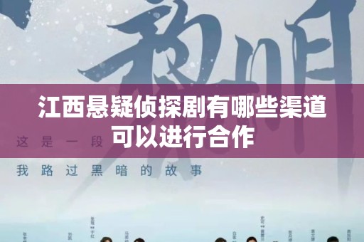 江西悬疑侦探剧有哪些渠道可以进行合作