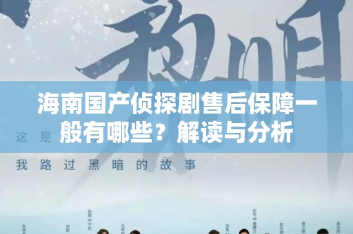 海南国产侦探剧售后保障一般有哪些？解读与分析