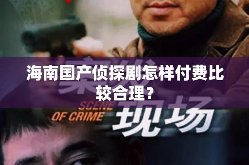 海南国产侦探剧怎样付费比较合理？