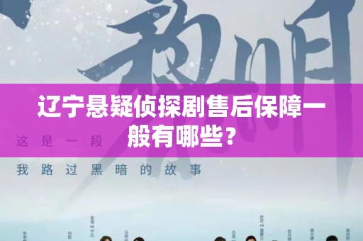 辽宁悬疑侦探剧售后保障一般有哪些？