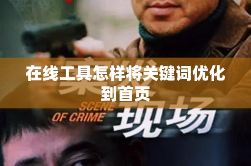 在线工具怎样将关键词优化到首页