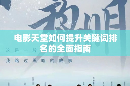 电影天堂如何提升关键词排名的全面指南