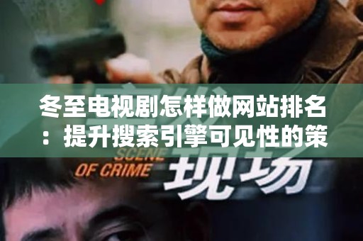 冬至电视剧怎样做网站排名：提升搜索引擎可见性的策略