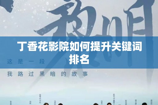 丁香花影院如何提升关键词排名