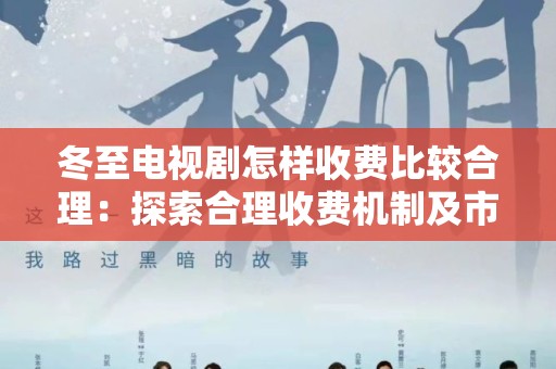 冬至电视剧怎样收费比较合理：探索合理收费机制及市场趋势