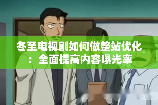 冬至电视剧如何做整站优化：全面提高内容曝光率