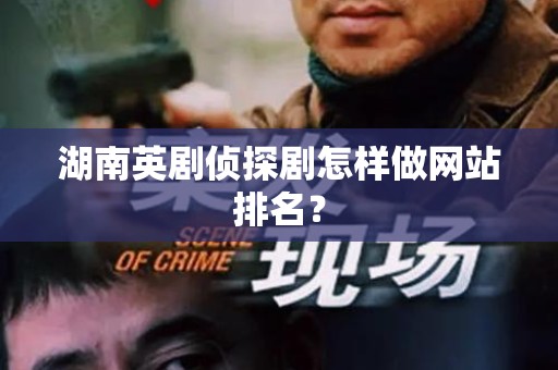 湖南英剧侦探剧怎样做网站排名？