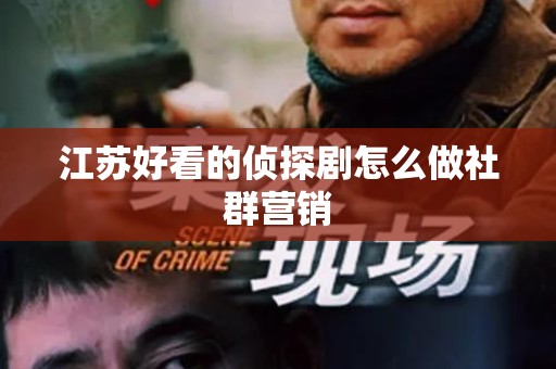 江苏好看的侦探剧怎么做社群营销
