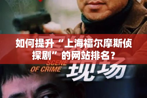 如何提升“上海福尔摩斯侦探剧”的网站排名？