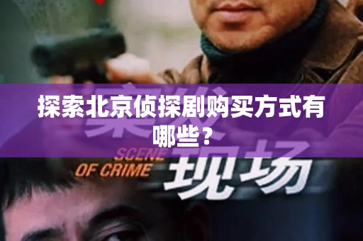 探索北京侦探剧购买方式有哪些？