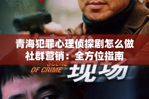 青海犯罪心理侦探剧怎么做社群营销：全方位指南