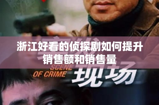 浙江好看的侦探剧如何提升销售额和销售量