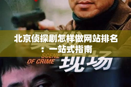 北京侦探剧怎样做网站排名：一站式指南