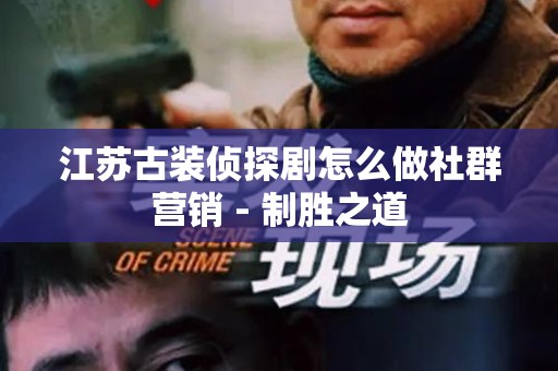 江苏古装侦探剧怎么做社群营销 - 制胜之道