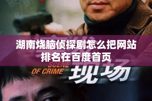 湖南烧脑侦探剧怎么把网站排名在百度首页