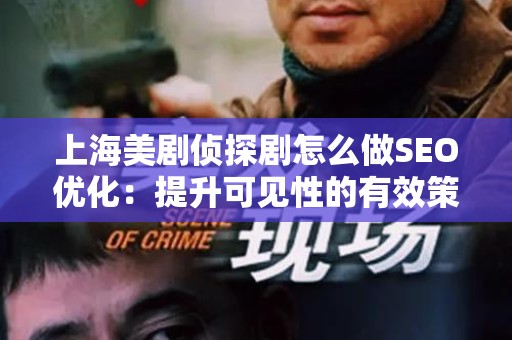 上海美剧侦探剧怎么做SEO优化：提升可见性的有效策略