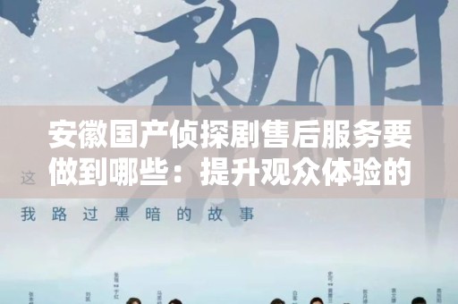 安徽国产侦探剧售后服务要做到哪些：提升观众体验的关键策略