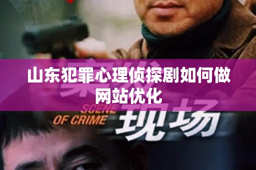 山东犯罪心理侦探剧如何做网站优化